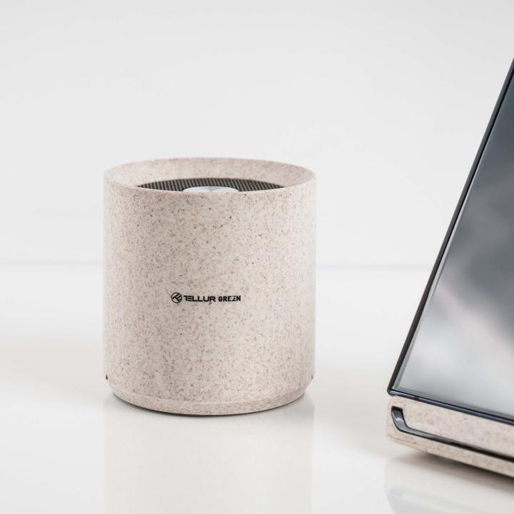 Actual product image Tellur Green Bluetooth speaker 3W cream (2 h, Rechargeable battery operated)