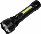 Produktbild ProPlus Taschenlampe 1W LED + 3W COB wiederaufladbar schwa (16.20 cm)