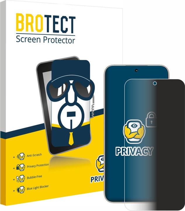 Productafbeelding BROTECT Sichtschutzfolie Anti-Spy Privacy Folie Blaulicht-Schutz (1 Stuk, Samsung F400)