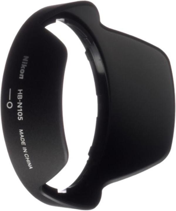 Actual product image Nikon HB-N105 Bayonet Lens Hood
