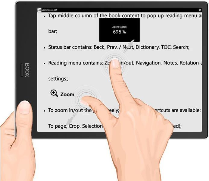 Actual product image Onyx Boox Note Pro (10.30", 64 GB, Grey, Black)