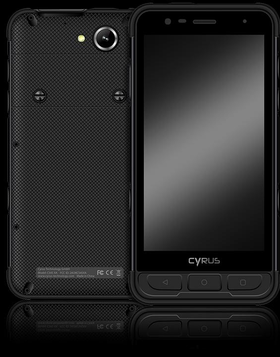 Produktbild Cyrus CS45 XA (64 GB, Black, 5", Hybrid Dual SIM, 20 Mpx, 4G)