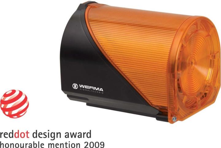 Produktbild Werma Signalgeber Akustisch/LED gelb 24Vdc/ac