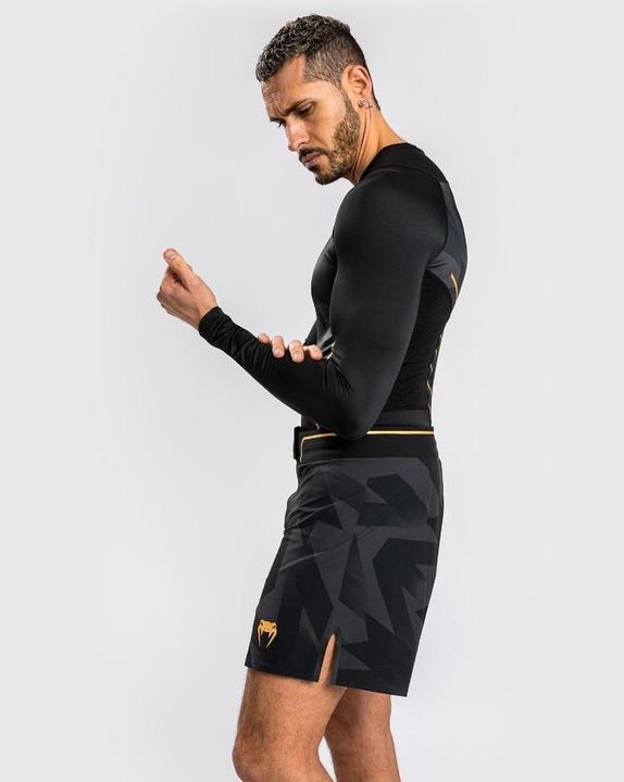 Actual product image Venum Razor Rashguard Long Sleeves - Black/Gold - XL (XL)