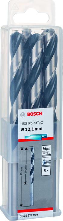 Actual product image Bosch Professional Zubehör HSS twist drill PointTeQ (12.1 mm)