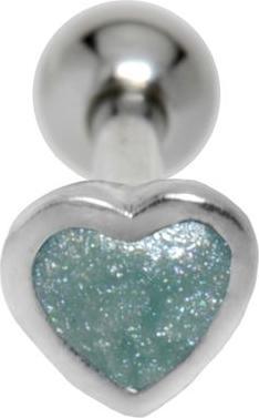 Bijouteria Ohrpiercing (Chirurgenstahl 316L, Messing mit Silberbeschichtung, Email)