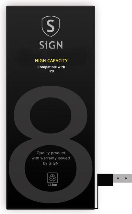 Immagine prodotto SIGN Batteria iPhone 8 ad alta capacità - 1950mAh