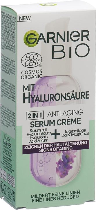 Image du produit Garnier Crème sérum anti-âge 2en1 au lavandin bio (50 ml)