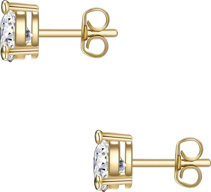 Image du produit Glanzstücke München Femme coeur argent sterling zirconium or jaune - 15844 (Argent Sterling)