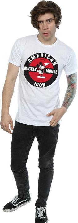 Immagine prodotto Disney Mickey Mouse American Icon Maglietta Uomo (L)