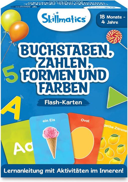 Produktbild HCM Kinzel Flash-Karten - Buchstaben, Zahlen, Formen und Farben (Deutsch)