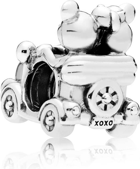 Image du produit Pandora Charme de voiture ancienne Disney Mickey & Minnie (Argent)