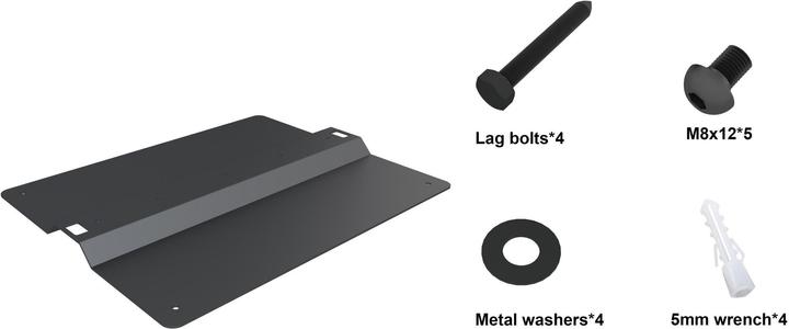 Image du produit Multibrackets Floorbase Pro OM55N-D (Platines de montage / d'adaption)