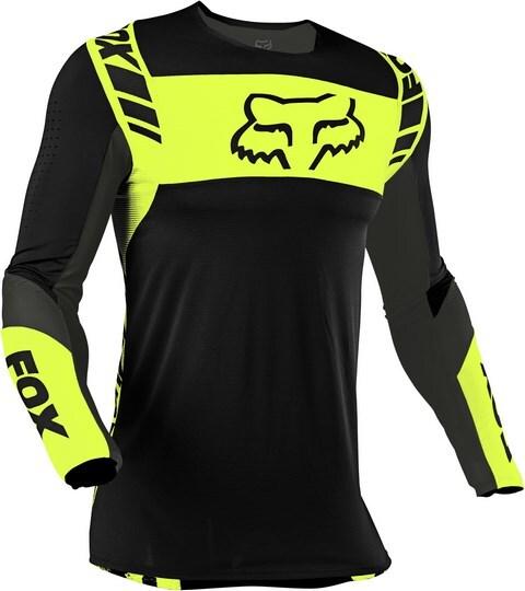 Produktbild Fox Jersey 21 Flexair Mach One Blk/Ylw S (S)
