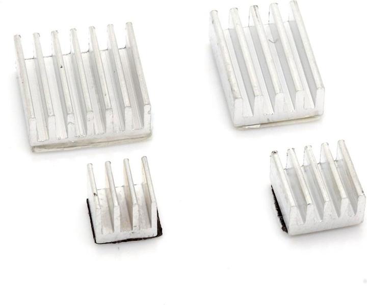 Produktbild Sertronics 4 teiliges Kühlkörper Set für Raspberry Pi 4, silber