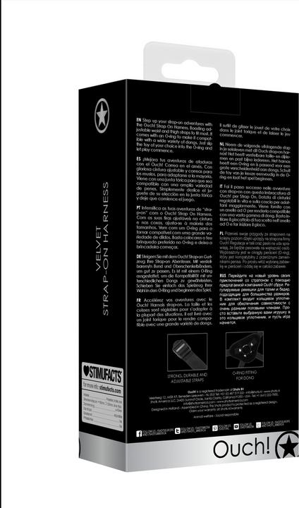 Immagine prodotto Ouch! V&V Adjustable Harness with O-Ring