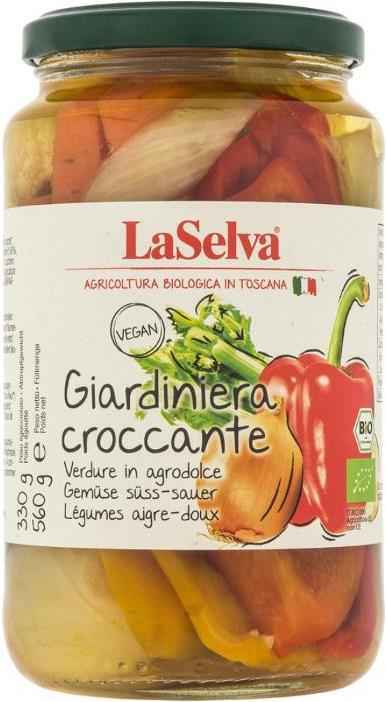 LaSelva Giardiniera - Verdure croccanti in agrodolce (560 g)