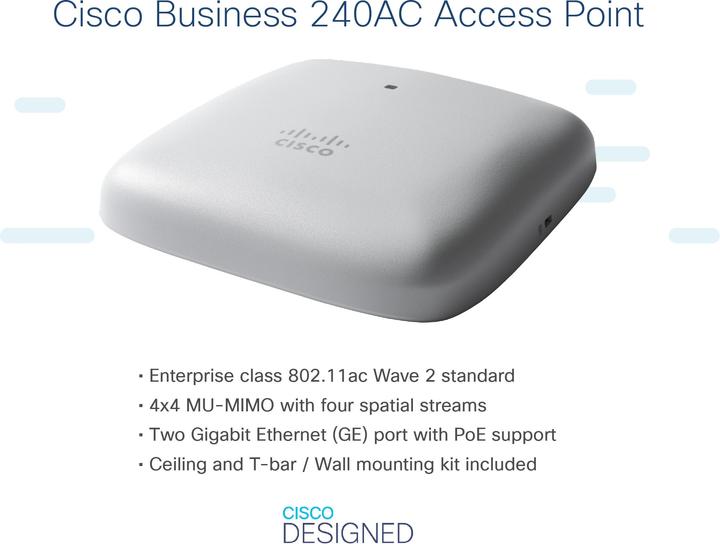 Actual product image Cisco Access Point 3-CBW240AC-E (1733 Mbit/s)