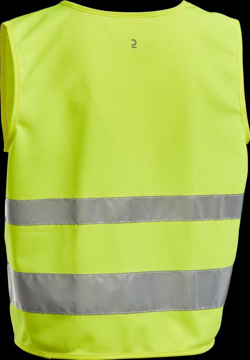 Actual product image Btwin Safety waistcoat children yellow