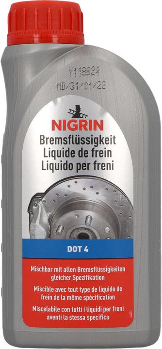 Produktbild Nigrin Bremsflüssigkeit DOT4 (0.50 l)
