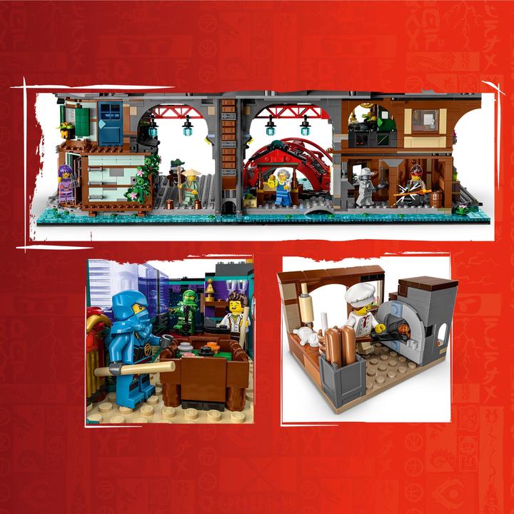 Immagine prodotto LEGO I mercati di Ninjago City (71799, LEGO Ninjago, Set LEGO rari)