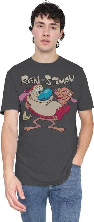 Actual product image Ren & Stimpy Unisex Adult Two Of A Kind T-Shirt (XXL)