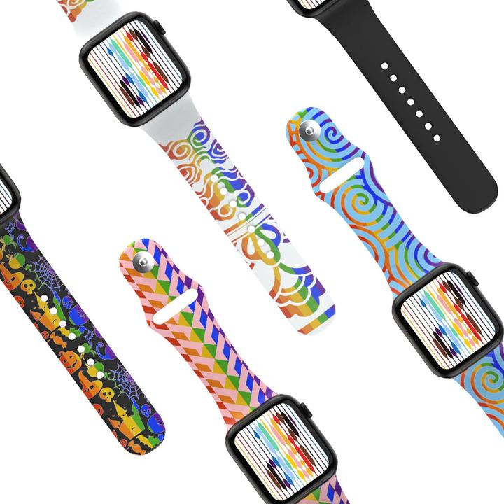 Actual product image LaserPecker Silicone wristbands Apple Watch (4 colours) (Silicone, Apple Watch)