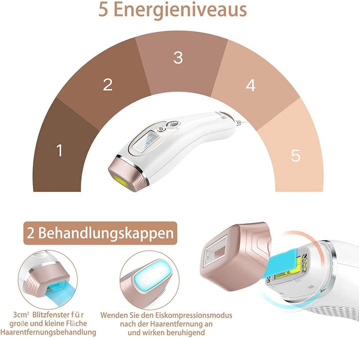 Produktbild Love Dock IPL Laser Haarentfernungsgerät mit Eiskühlung Funktion