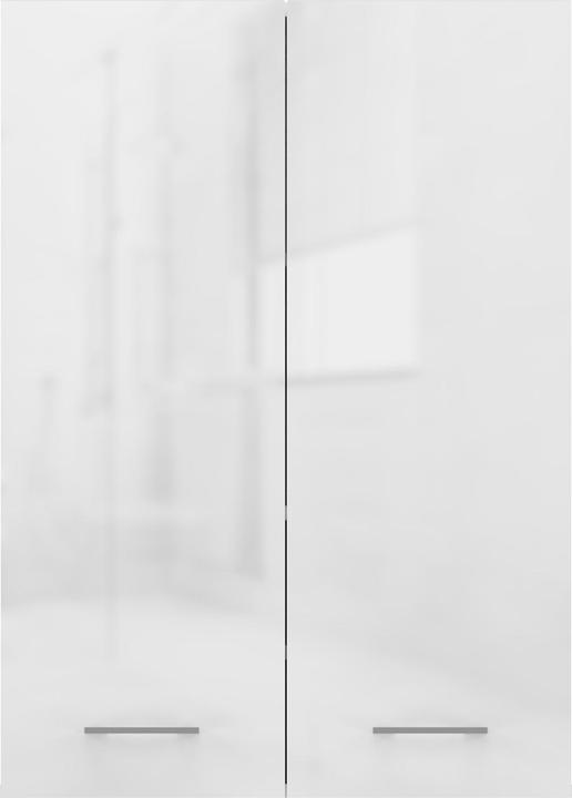 Actual product image Topeshop Cabinet above the washing machine POLA MINI DD 64x30xH90 white glossy