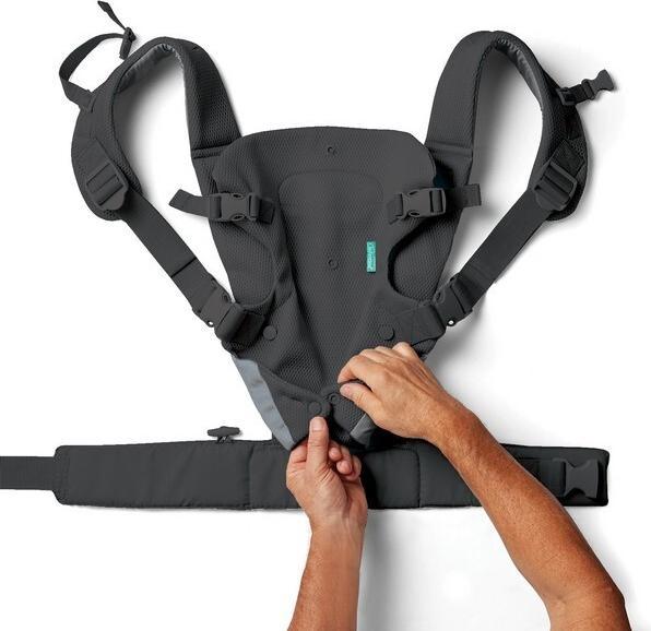 Productafbeelding Infantino Flip Advanced 4 in 1 draagzak met netstof Donker