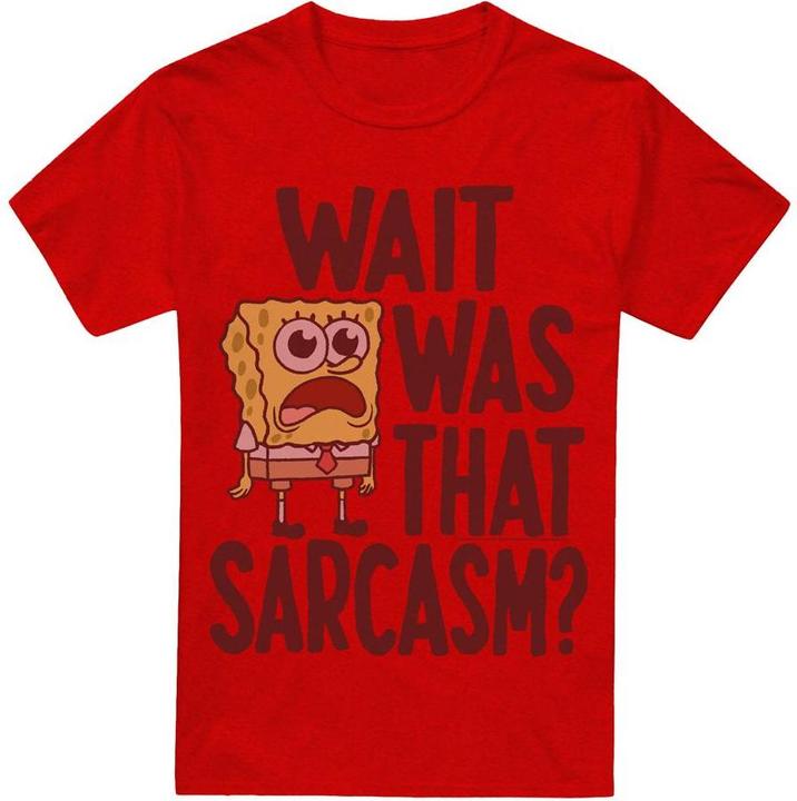 Immagine prodotto Spongebob Squarepants Sarcasm Maglietta Adulto Unisex (XXL)