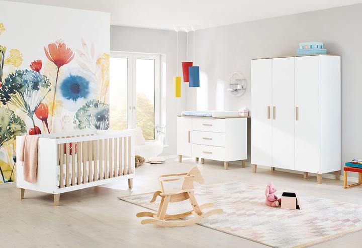 Actual product image Pinolino Kinderzimmer-Set 'Lumi' extrabreit gross, 3-tlg. (Children's wardrobes)