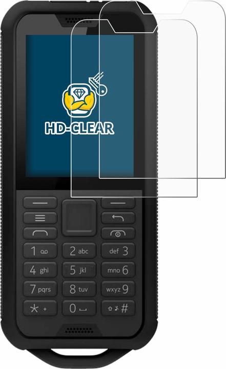 Produktbild BROTECT Schutzfolie Displayschutz Klar (2 Stück, Nokia 800 Tough)