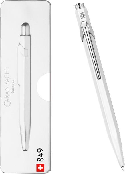 Actual product image Caran d'Ache 849 Classic mit Etui (White, 1 x)