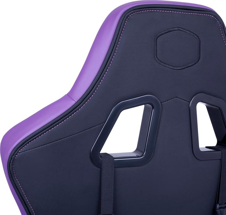 Actual product image Cooler Master Master CMI-GCE1-PR CMI-GCE1-PR gaming chair, Purple, black
