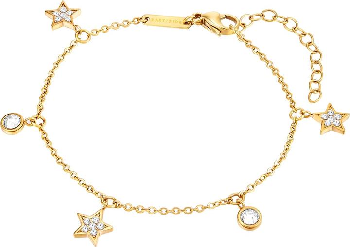 Eastside Damen Stern Edelstahl Preciosa gelbgold - 29738 (17 cm, Edelstahl)