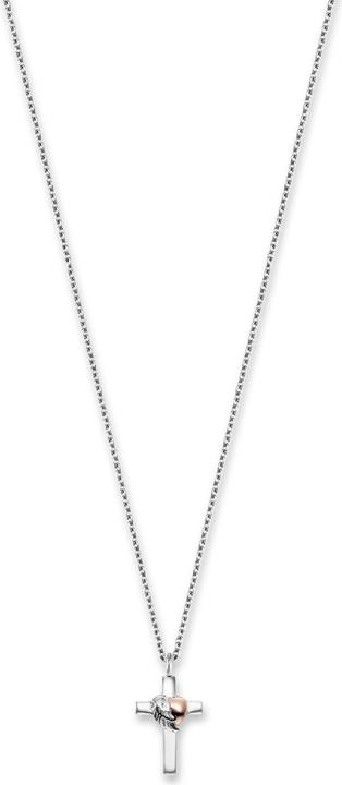 Produktbild Engelsrufer ERN-CROSSHEART-BIR Cross Damen Halskette 40mm, verstellbar (925er Silber, 44 cm)