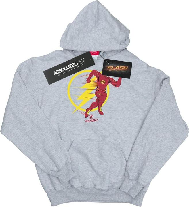 Image du produit - Sweat à capuche THE FLASH RUNNING EMBLEM - Homme (M)