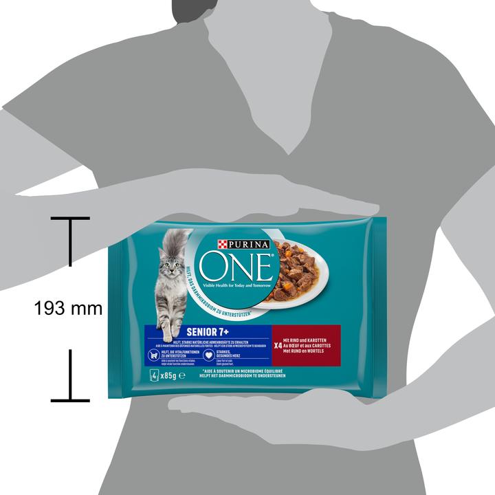 Actual product image Purina ONE Senior (Senior, 4 pcs., 85 g)