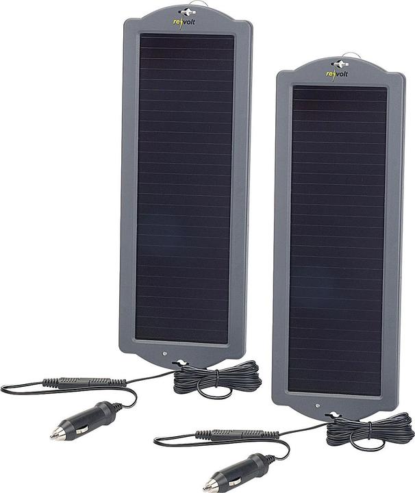 Image du produit Revolt Lot de 2 appareils solaires de maintien pour batterie de voiture