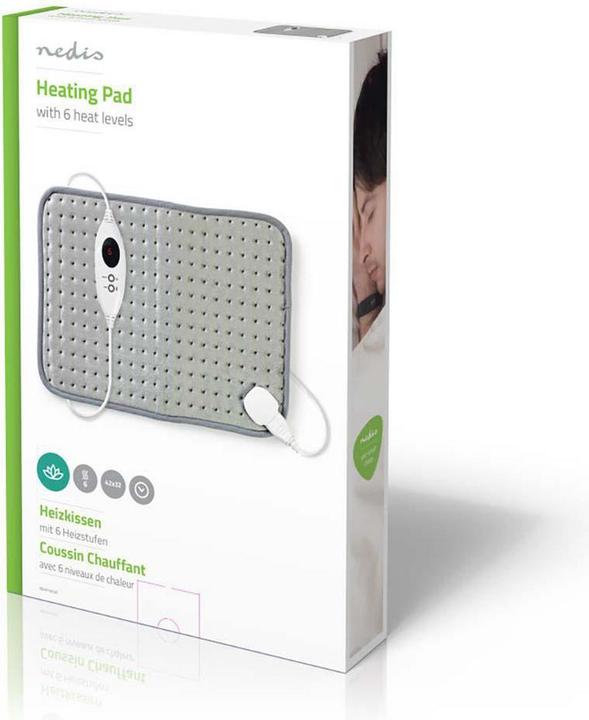 Actual product image Nedis Heating pad | 6 heat settings | overheating protection | washable