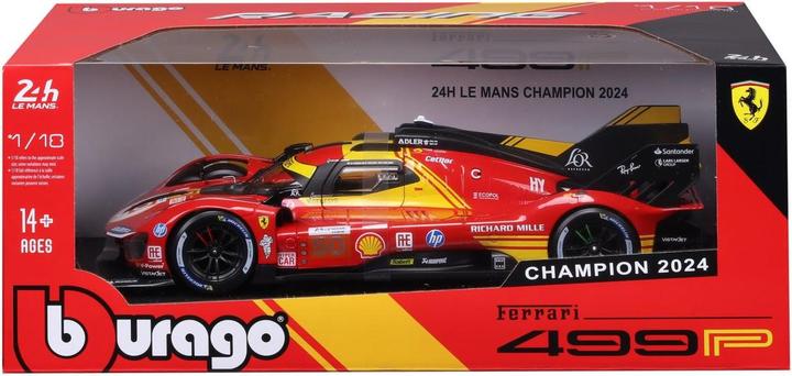 Produktbild Bburago Ferrari 499P 2024 1/18 rot