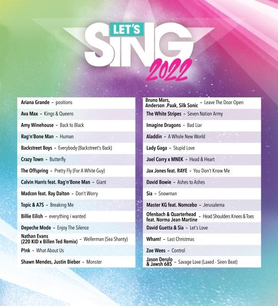 Produktbild Ravenscourt Let's Sing 2022 (+ 2 Mics) (PS5, Multilingual)