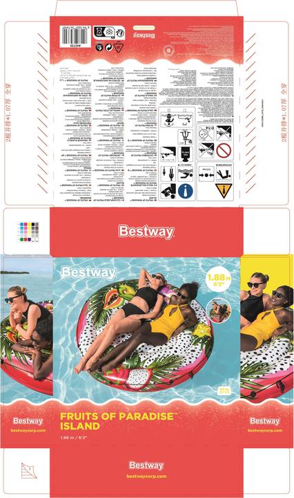 Produktbild Bestway INFLATABLE RIDE ON FRUITS 43720 1.88M
