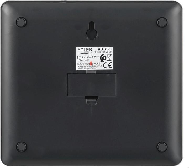 Produktbild Adler AD 3171 Küchenwaage Rechteck Elektronische Küchenwaage
