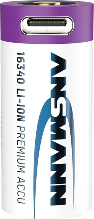 Produktbild Ansmann 16340 Li-Ion Akku (1 Stk., 16340, 850 mAh)
