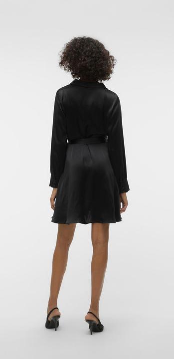Image du produit Vero Moda Vmbeatrice Ls Shawl Neck Short Dress Vma Robe (XS)
