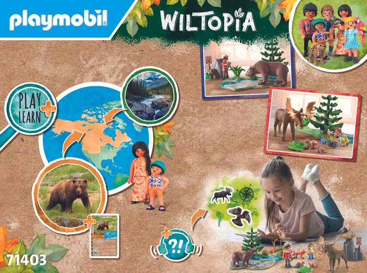 Actual product image Playmobil Wiltopia - Detour to the Animals of North America (71403, Playmobil Wiltopia)
