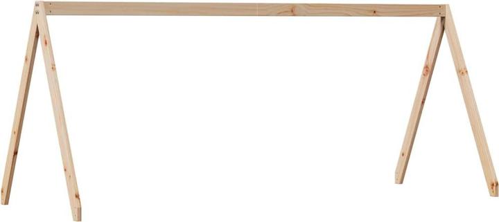 Image du produit VidaXL Lit surélevé avec échelle Toit Lit d'enfant Lit de jeu 90x190cm bois massif (90 x 190 cm)