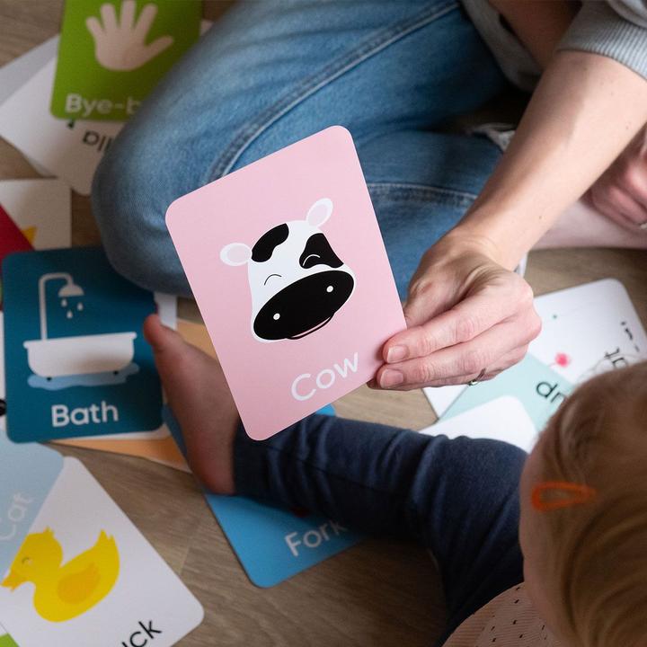 Immagine prodotto Priya & Peanut Erste-Worte-Blitzkarten – 50 erste Wörter für Kleinkinder